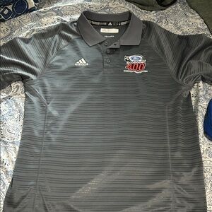 Adidas 2016 Homstead Speedway EcoBoost 400 grey collared shirt